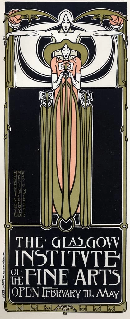 Poster di Mac Nair e Mac Donald, Scozia - Istituto di Belle Arti, Glasgow